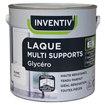 Laque multisupport Glycéro Noir Brillant 2L - INVENTIV