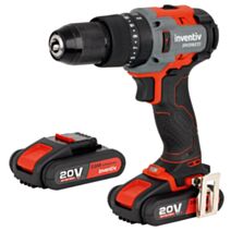 Perceuse visseuse à percussion sans fil brushless 60Nm 20V 2x2Ah - INVENTIV
