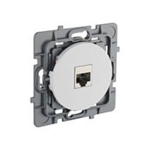 Prise RJ45 Eclipse blanc - INVENTIV