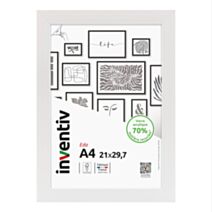 Cadre Eda blanc 20 x 30 cm / A4 - INVENTIV