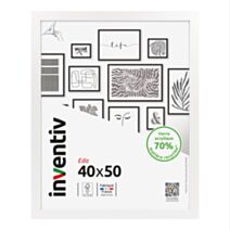 Cadre Eda blanc 40 x 50 cm - INVENTIV