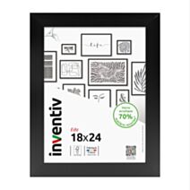 Cadre Eda noir 18 x 24 cm - INVENTIV