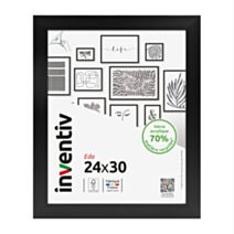 Cadre Eda noir 24 x 30 cm - INVENTIV