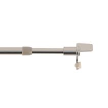 Barre à rideaux extensible Rivet Nickel Ø9mm 25-40cm - INVENTIV 