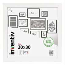 Cadre Eda blanc  30 x 30 cm - INVENTIV