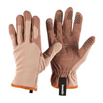 Gants de jardin Tous Travaux marron T,8 - INVENTIV