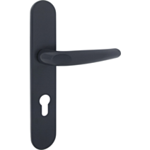 Poignée de porte extérieure Malo entraxe 195 gris alu - INVENTIV