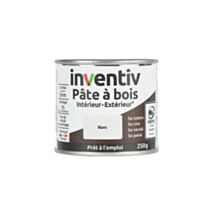 Pâte à bois blanc 250gr - INVENTIV
