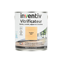 Vitrificateur parquet incolore mat 2,5L - INVENTIV