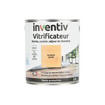Vitrificateur parquet incolore satin 2,5L - INVENTIV