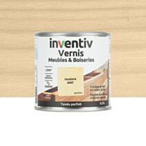 Vernis Meubles & Boiseries incolore mat 0,25L - INVENTIV