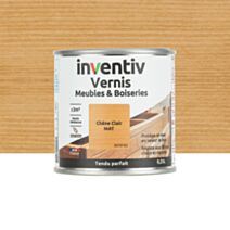 Vernis Meubles & Boiseries chêne clair mat 0,25L - INVENTIV