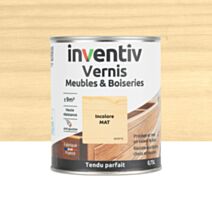 Vernis Meubles & Boiseries incolore mat 0,75L - INVENTIV