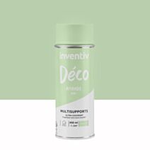 Peinture aérosol Multisupports ultra-couvrant amande mat 400ml - INVENTIV