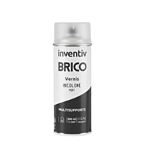 Vernis aérosol Multisupports incolore mat 400ml - INVENTIV