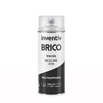 Vernis aérosol Multisupports incolore satin 400ml - INVENTIV