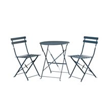 Ensemble de terrasse 3 pièces Peps bleu - INVENTIV