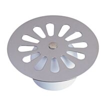 Grille cloche marguerite pour bonde de douche Ø85mm - INVENTIV