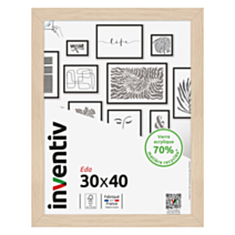 Cadre photo Eda naturel 30x40cm - INVENTIV