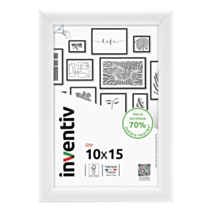 Cadre photo Iza blanc 10x15cm - INVENTIV
