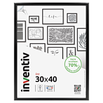 Cadre photo Iza noir 30x40cm - INVENTIV