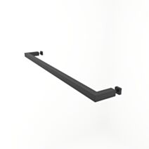 Porte-serviette pour pare baignoire inox 46,5cm mat noir - INVENTIV