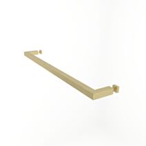 Porte-serviette pour pare baignoire inox 46,5cm doré - INVENTIV