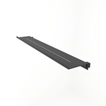 Étagère pour pare baignoire aluminium 47,5cm noir mat - INVENTIV