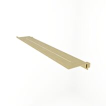 Étagère pour pare baignoire aluminium 475mm or - INVENTIV
