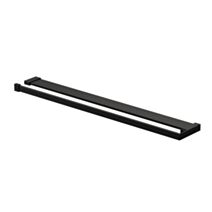 Etagère amovible aluminium 120x17cm 8mm noir mat - INVENTIV