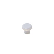 Set de 4 boutons de meuble plastique Ø32 mm blanc - 1ER