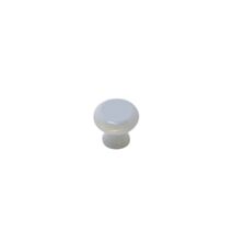 Set de 4 boutons de meuble plastique Ø32 mm gris - 1ER