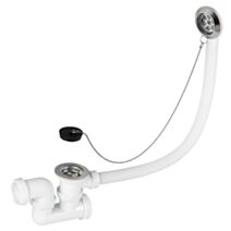 Vidage de baignoire à chaînette avec siphon - 1ER