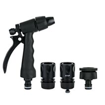 Kit arrosage pistolet + 2 raccords automatique Ø15mm - 1ER