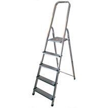 Escabeau 5 marches alu - acier - 1ER