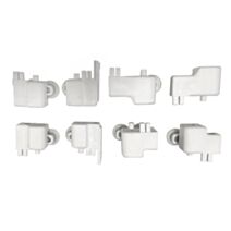 8 roulettes doubles Haut + Bas pour cabine douche Access - 1ER