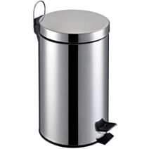 Poubelle de cuisine à pédale chrome 20 L