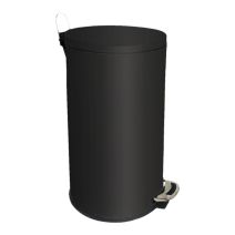 Poubelle cuisine à pédale Venus noir mat 30L