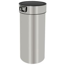 Poubelle de cuisine Push 30L satiné