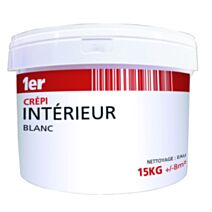 Crépi intérieur décollable blanc 15 kg - 1ER