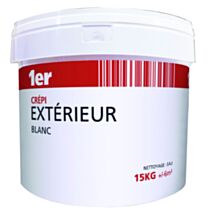Crépi extérieur 15 kg- coloris blanc - 1ER