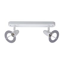 Réglette spots (x2) BRIO en PVC blanc 1ER