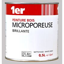 Peinture Bois - Blanc - 0,5L - MR BRICOLAGE