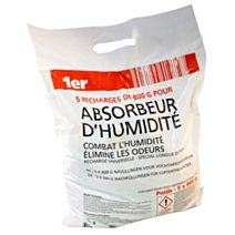 Pack de 5 recharges sous gaine de 800gr neutre - 1ER