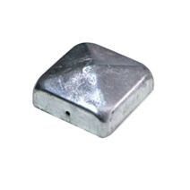 Chapeau pyramide galvanisé 7 x 7 cm - INTO THE GREEN