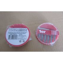 coffret embout et porte embout x6