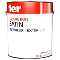 Lasure bois satin chêne foncé 2,5L - 1ER