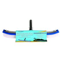 Tête de balai avec brosse pour paroi piscine Professionnelle 45cm - GRE