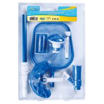 Kit entretien piscine 6 accessoires Bleu PVC - GRE