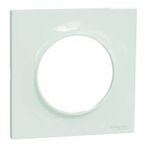 Plaque simple Odace Styl blanc - SCHNEIDER ELECTRIC